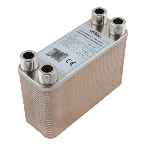 Plattenwärmetauscher 50 - plattenwärmetauscher, b3-12-50